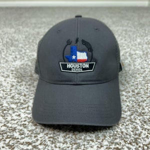 Carhartt Hat Cap Snap Back Mens One Size Gray Houston Texas EV2024 Trucker Mesh