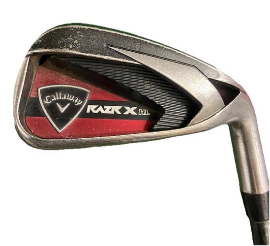 Callaway Razr X HL 6 Iron RH 65g A Flex Low Kick Senior Graphite 37.5" Tour Wrap