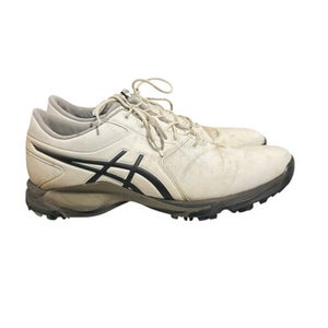 Used Asics Mens Golf Shoes White Senior 11.5 11834-S000044095