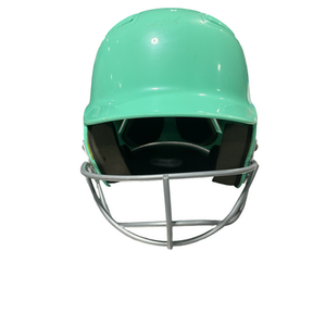 Used Easton M/L HELMET Batting Helmet w/Mask Turquoise MD 11834-S000044077