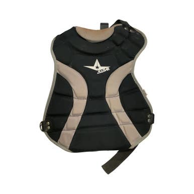 Used All-Star Catchers Chest Protector Black Youth 11859-S000027441