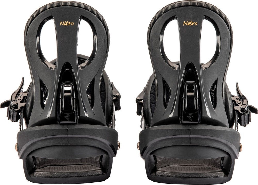 Nitro Rythm Snowboard Bindings Small Black / Bronze Womens US 3.5-7 |  SidelineSwap | Buy and Sell on SidelineSwap