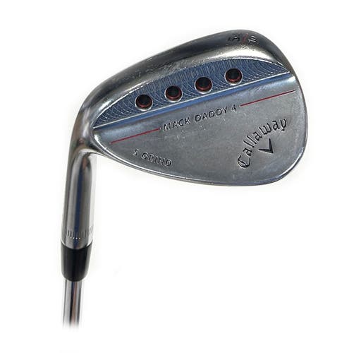 LH Callaway Mack Daddy 4 S Grind 54*/10* Sand Wedge Steel TT DG S200 Stiff Flex