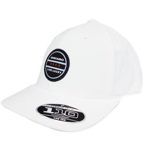 NEW Black Clover Live Lucky Chicago Staple White Adjustable Snapback Hat/Cap