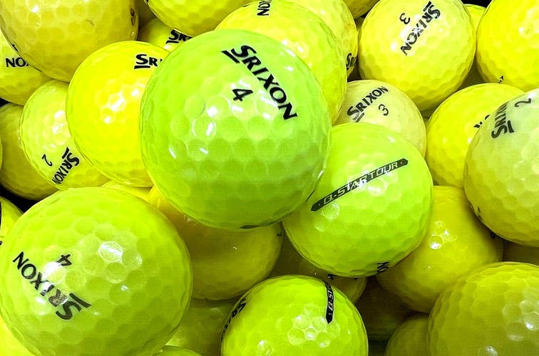 36 Yellow Srixon Q-Star Premium AAA Used Golf Balls