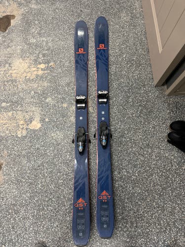 Salomon QST 188 cm All Mountain Skis With Bindings Max Din 13 (Used)