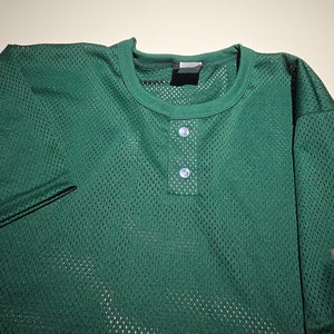 Men's Wilson 2 button Softball Baseball Jersey Dark Green XXL NEW