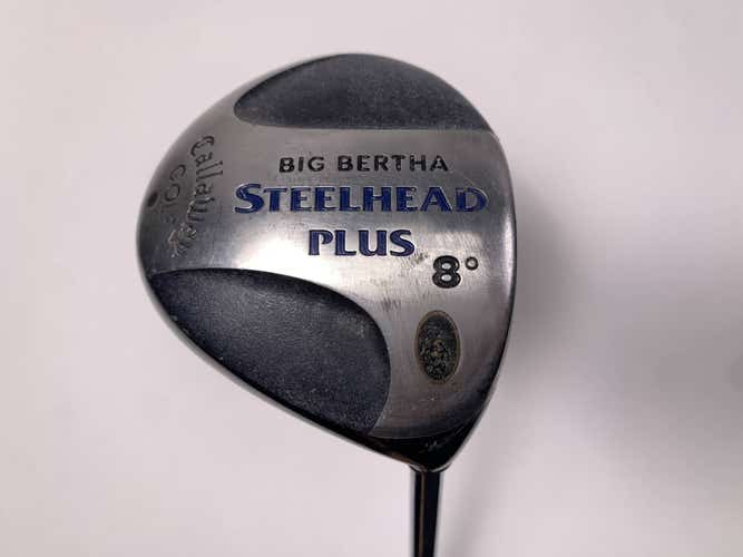 Callaway Steelhead Plus Driver 8* Big Bertha Regular Steel Mens RH