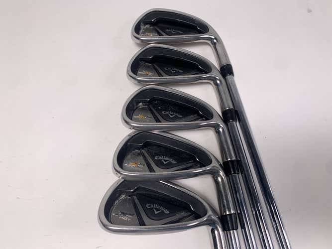Callaway X2 Hot Iron Set 5-9 Regular Steel Mens RH Midsize Grips