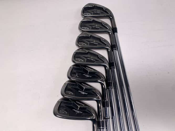Callaway Apex 19 Smoke Iron Set 4-PW True Temper Dynamic Gold S300 Stiff RH