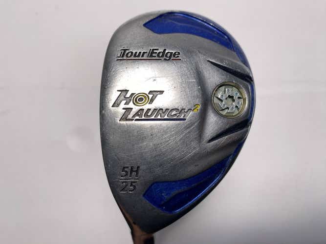 Tour Edge Hot Launch 2 5 Hybrid 25* UST Mamiya Hot Launch 2 55g Senior LH