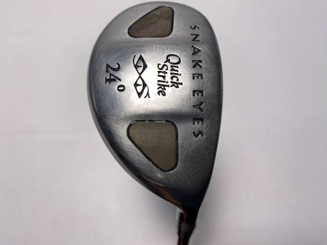 Snake Eyes Quick Strike Tour Hybrid 24* UST iRod Regular RH Oversize Grip