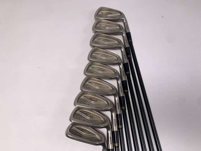 Cobra King Cobra Oversize Iron Set 3-PW+SW Senior Graphite Mens RH +1/2''