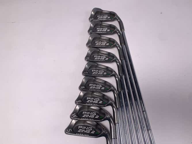 Ping Zing 2 Iron Set 3-PW+SW Green Dot 2* Up Karsten JZ Regular Steel Mens RH