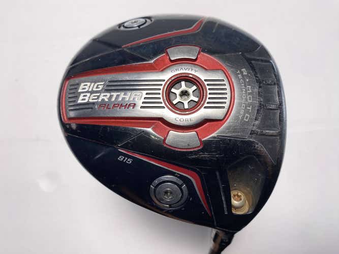 Callaway Big Bertha Alpha 815 Driver 10.5* Vanquish 4 R2 Senior Graphite Mens RH