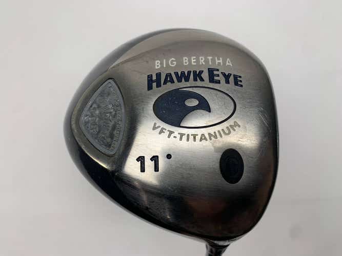 Callaway Hawkeye VFT Driver 11* Big Bertha Gems Ladies Graphite Womens RH