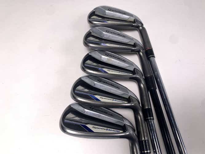 TaylorMade Speedblade Iron Set 6-PW SpeedBlade Regular Steel Mens RH