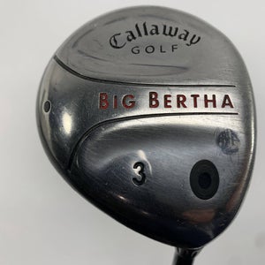 Callaway Original Great Big Bertha 3 Fairway Wood 15* RCH 75w Regular Mens RH
