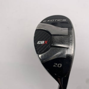 Tour Edge Exotics CBX 4 Hybrid 20* Project X HZRDUS 6.0 Stiff Graphite Mens RH