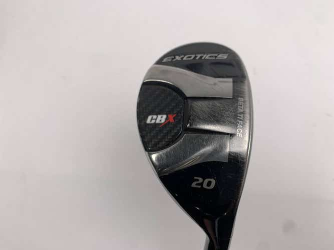 Tour Edge Exotics CBX 4 Hybrid 20* Project X HZRDUS 6.0 Stiff Graphite Mens RH