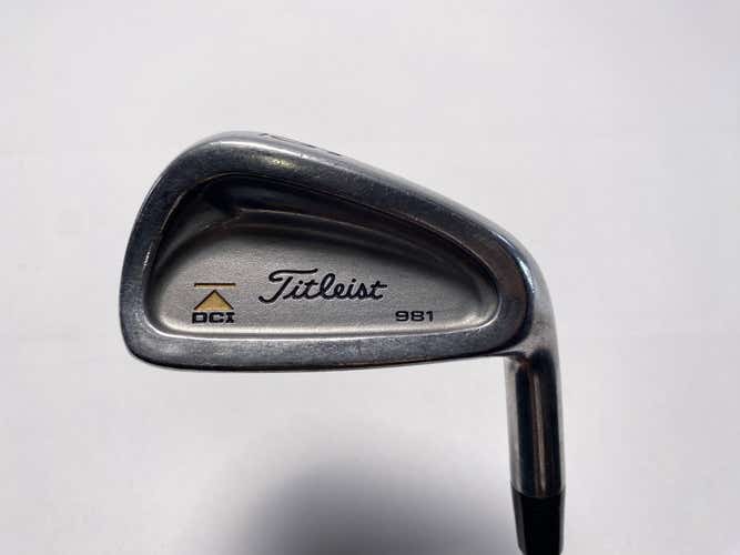 Titleist DCI 981 Single 6 Iron Tri-Spec Stiff Steel Mens RH