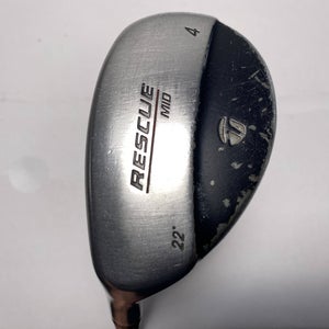TaylorMade Rescue Mid 4 Hybrid 22* Regular Graphite Mens LH
