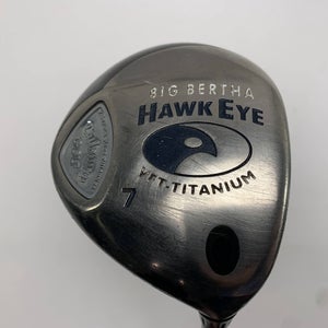 Callaway Hawkeye VFT 7 Fairway Wood 21* Big Bertha Gems 50 Ladies Graphite RH