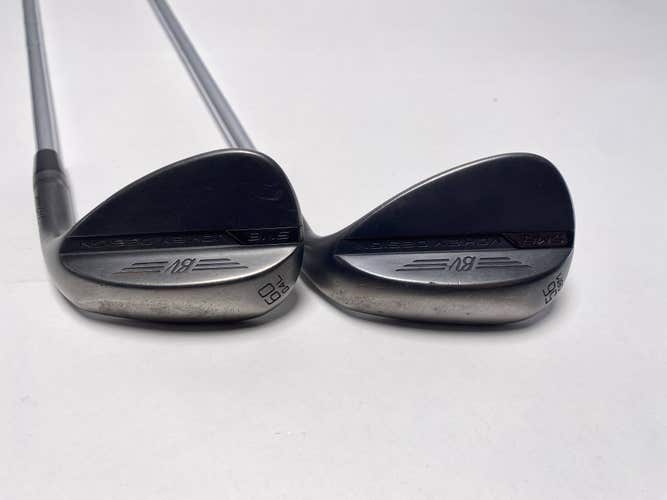Titleist Vokey SM8 Black Wedge Set 56* 8 | 60* 4 Wedge Steel Mens RH