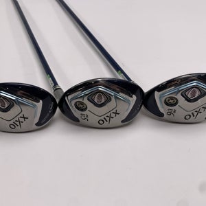 XXIO 8 Hybrid Set 4 5 6 22* 25* 28* MP 800 38g Ladies Graphite Womens RH