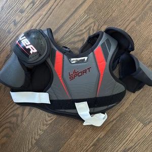 Large Intermediate Bauer Lil Sport Shoulder Pads (Used)