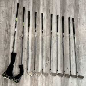 Men's TaylorMade RBZ Left Hand Iron Set Stiff Flex Steel Shaft (Used)