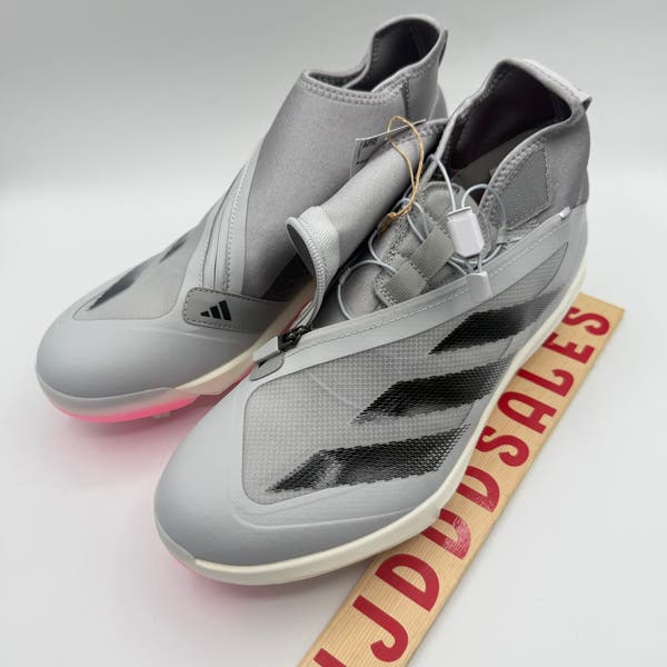 Adidas Adizero Impact+ Baseball Cleats Grey Black Pink 