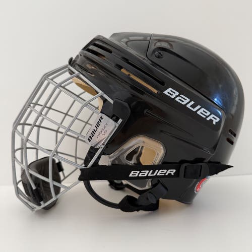 (Size XL) Bauer 4500 Hockey Helmet Black with Bauer Profile II Facemask