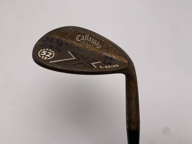 Callaway Forged X Raw Gap Wedge GW 52* 13 Bounce C-Grind Pure Wedge Mens RH