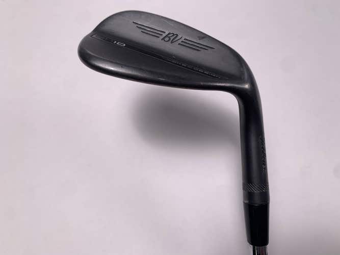 Titleist Vokey SM10 Jet Black Sand Wedge SW 54* 14 F-Grind Wedge Steel Mens RH