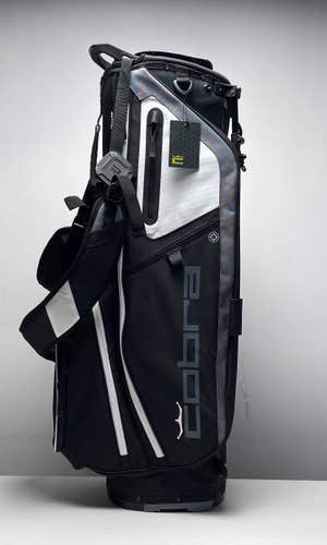 Cobra Ultralight Pro+ Stand Bag Black 5-Way Divide Dual Strap Golf Bag NEW