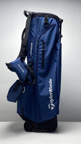 Taylormade Flex Tech Stand Bag Blue 4-Way Divide Dual Strap Golf Bag