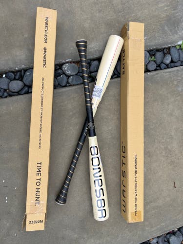 2025 Warstic Bonesaber Hybrid USABat Certified Bat (-10) 18 oz 28" (New)