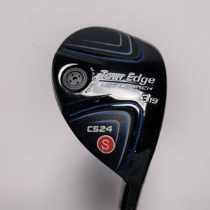 Tour Edge Hot Launch C524 3 Hybrid 19* Aldila Ascent 60g Stiff Graphite Mens RH