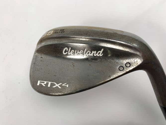 Cleveland RTX 4 Raw Lob Wedge LW 58* 9 KBS $-Taper 130 Extra Stiff RH