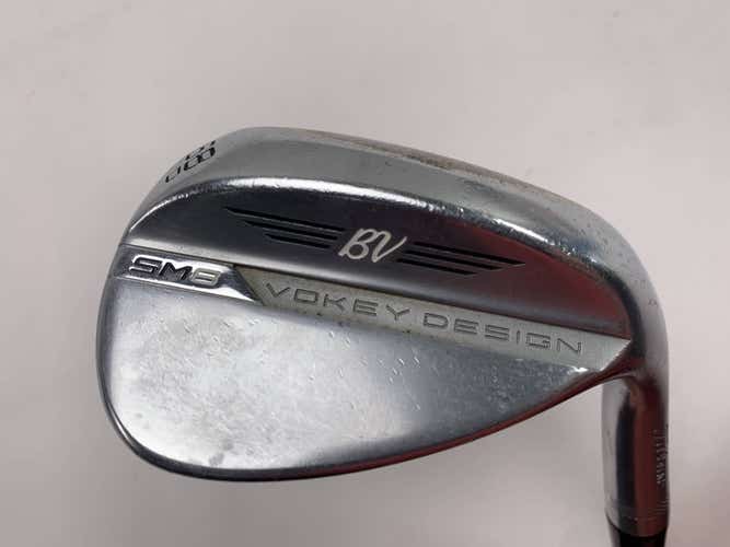 Titleist Vokey SM8 Tour Chrome Wedge 58* 12 Bounce D-Grind Wedge Steel Mens RH