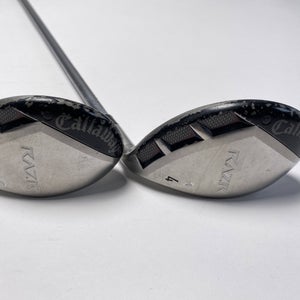 Callaway Razr X 4 & 5 Hybrid Set 24* 27* 45g Ladies Graphite Womens RH