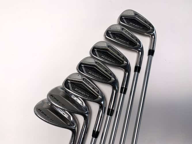 Cobra KING F8 Iron Set 6-PW+GW+SW Aldila Rogue Pro 65g Regular Graphite Mens RH