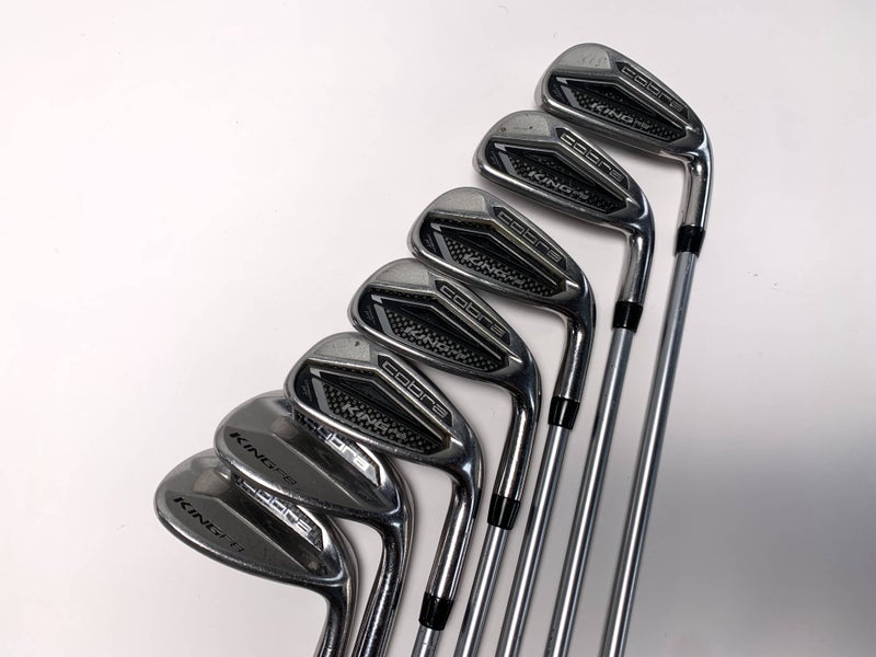 Cobra KING F8 Iron Set 6-PW+GW+SW Aldila Rogue Pro 65g Regular Graphite Mens RH
