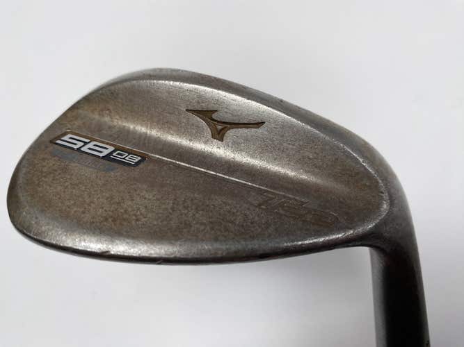 Mizuno T22 Raw Wedge 58* 8 Dynamic Gold Tour Issue S400 Stiff Steel Mens RH