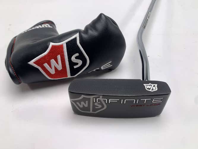 Wilson Infinite West Loop 2024 Putter 41.5" JumboMax Grip Mens RH W/HC