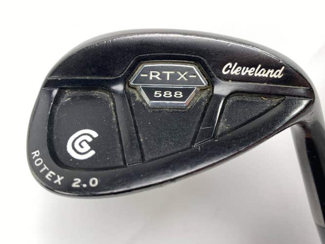 Cleveland 588 RTX CB Black Pearl Wedge 56* 14 Dynamic Gold Wedge Steel Mens RH