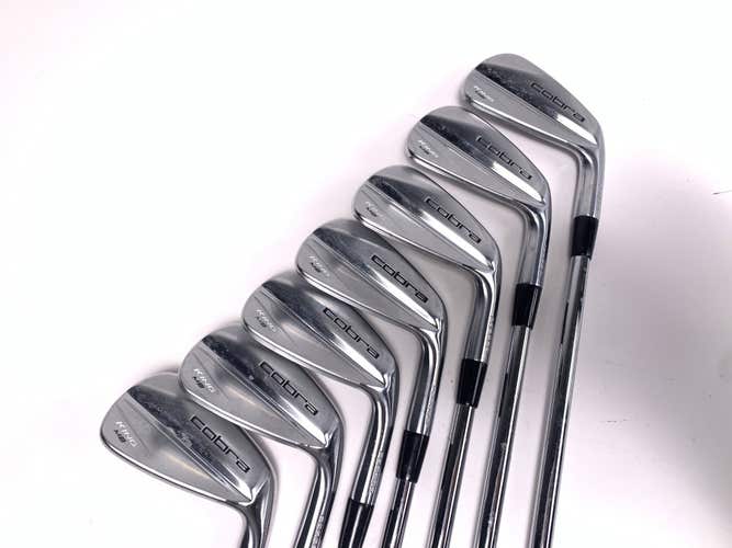 Cobra KING Forged MB 2023 Iron Set 4-PW KBS Tour 130 Extra Stiff Steel Mens RH