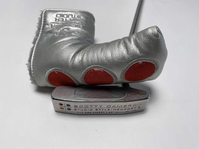 Scotty Cameron Studio Style Newport 2 Putter 35" SuperStroke Wrist Lock RH W/HC