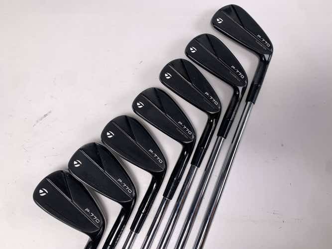 TaylorMade P770 Black 2023 Iron Set 4-PW NS Pro Modus 3 Tour 120g Stiff RH
